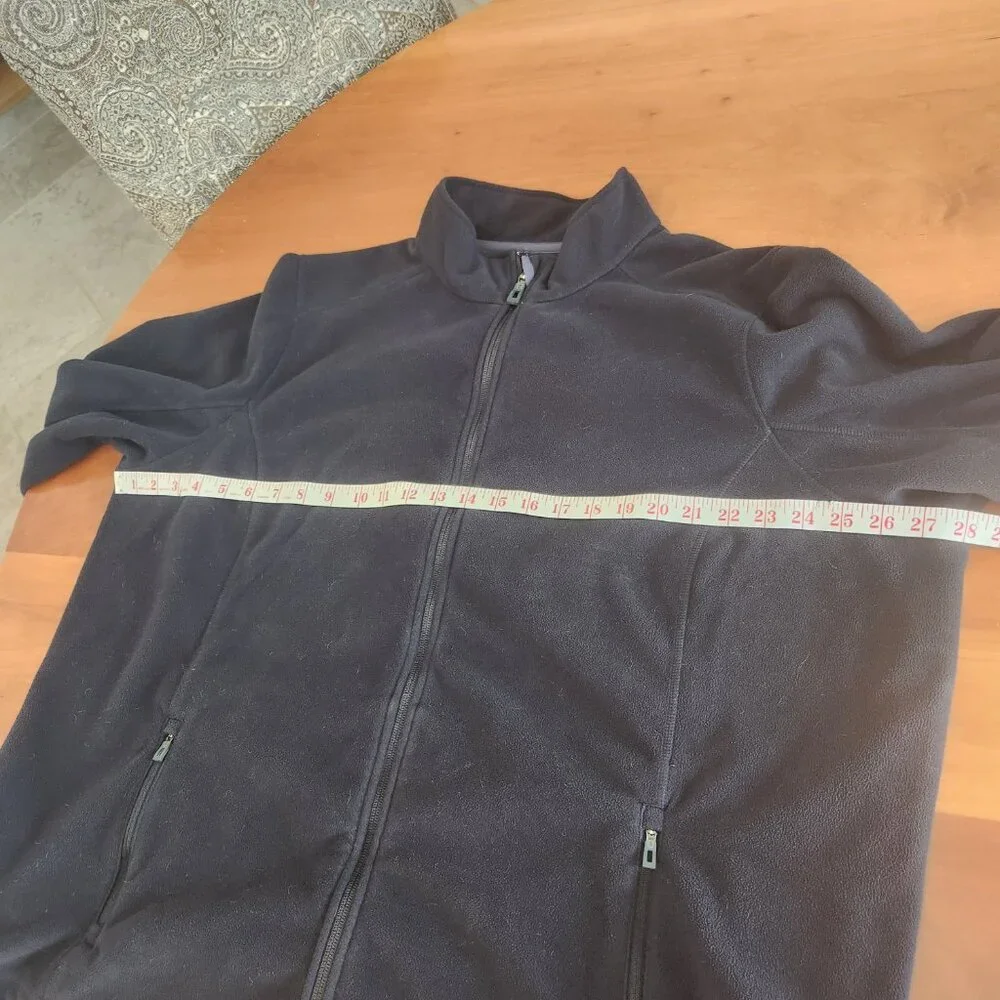 L.L. Bean‎ Polartec Windbloc Fleece Jacket Women's 3X Black Full Zip Windproof